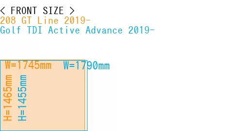 #208 GT Line 2019- + Golf TDI Active Advance 2019-